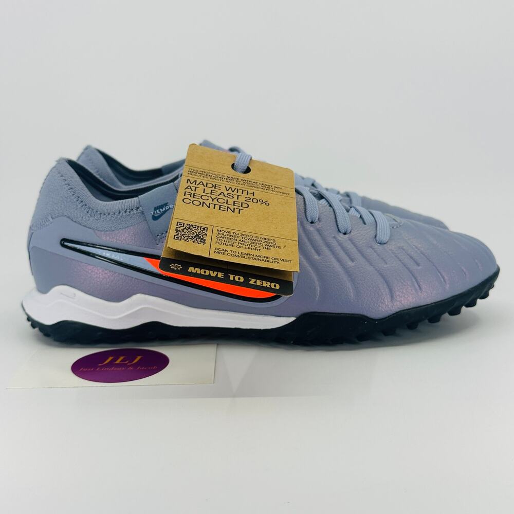 Nike Tiempo Legend 10 Pro TF Turf Soccer Cleats DV4336-402 Size Men's 5 / 6.5 W
